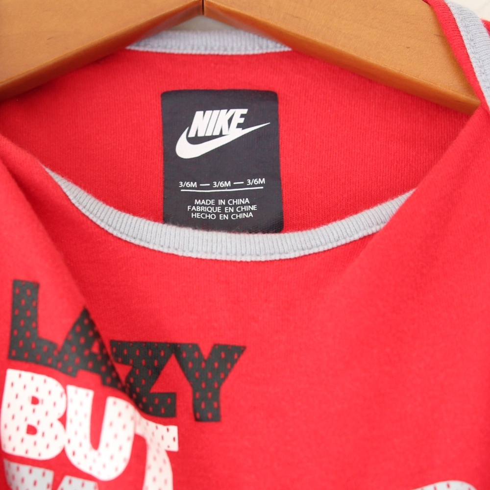Nike Lazy But Talented Baby One Piece 3/6 Month - Picture 2 of 3